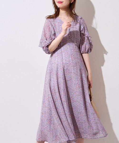 natural couture（ナチュラルクチュール）の「【WEB限定】ストライプ花