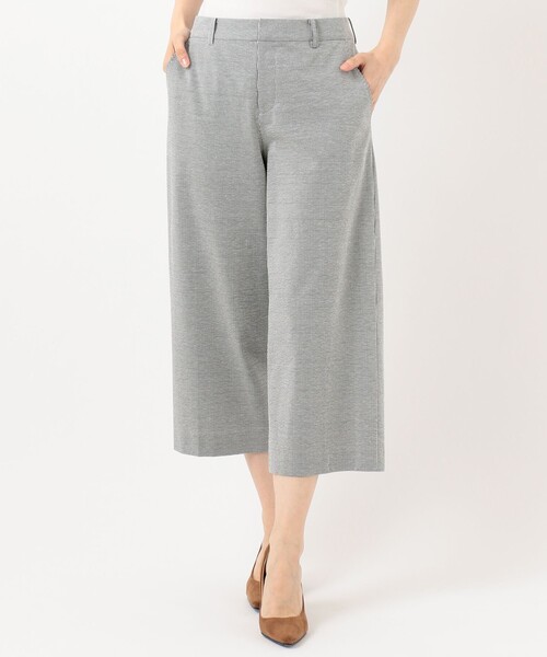 J.PRESS Ladies（J.プレス レディス）の「【洗える】コットンリネンストライプジャージ ワイドパンツ（その他パンツ・レディース・ネイビー系1/ネイビー系2・S/XS/XXS）」の11枚目の写真