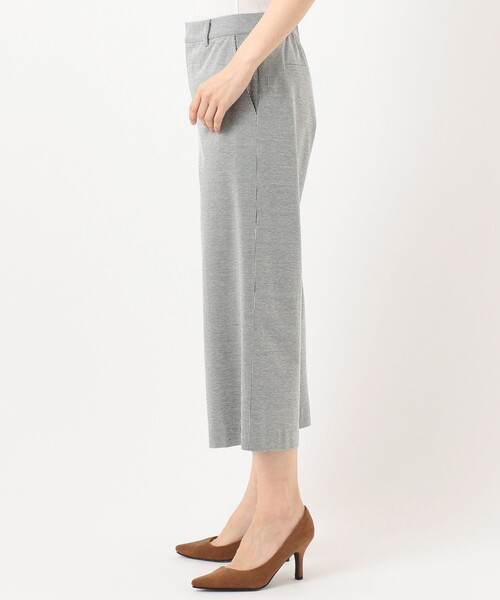 J.PRESS Ladies（J.プレス レディス）の「【洗える】コットンリネンストライプジャージ ワイドパンツ（その他パンツ・レディース・ネイビー系1/ネイビー系2・S/XS/XXS）」の3枚目の写真