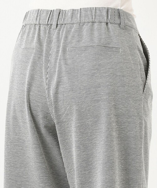 J.PRESS Ladies（J.プレス レディス）の「【洗える】コットンリネンストライプジャージ ワイドパンツ（その他パンツ・レディース・ネイビー系1/ネイビー系2・S/XS/XXS）」の6枚目の写真