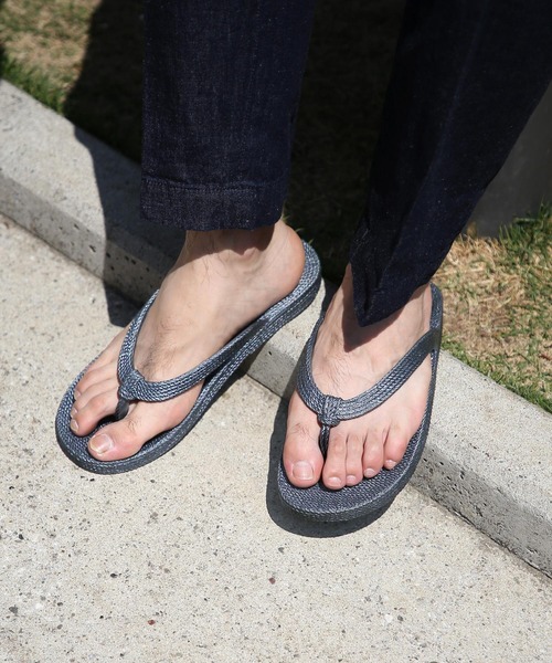 RAGEBLUE（レイジブルー）の「【SEASUN/シーサン】ビーチサンダル/950650（サンダル・メンズ・ブラック/グレー/オリーブ/ネイビー/ホワイト/イエロー・MEDIUM/LARGE/X-SMALL）」の4枚目の写真