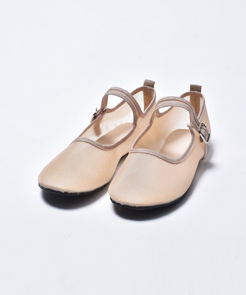 SVEC(シュベック)の「シースルー チュール カンフーシューズ /(バレエシューズ・レディース・ブラック/アイボリー・36/38/35/37/40/39)」の11枚目の写真