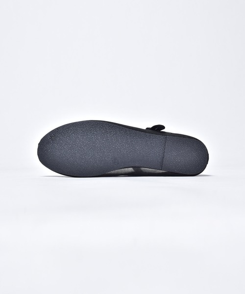 SVEC(シュベック)の「シースルー チュール カンフーシューズ /(バレエシューズ・レディース・ブラック/アイボリー・36/38/35/37/40/39)」の7枚目の写真