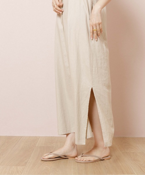 flower（フラワー）の「パイピングキャミワンピース（ワンピース・レディース・ベージュ/ブラック・FREE）」の22枚目の写真