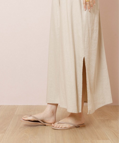 flower（フラワー）の「パイピングキャミワンピース（ワンピース・レディース・ベージュ/ブラック・FREE）」の20枚目の写真