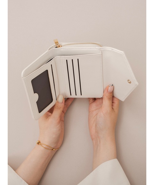 JUMELLE(ジュメロ)の「レターウォレット(財布・レディース・グレー/ホワイト・FREE)」の17枚目の写真