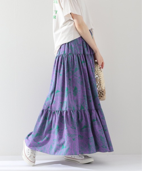 【TRADITIONAL WEATHER】プリントスカート