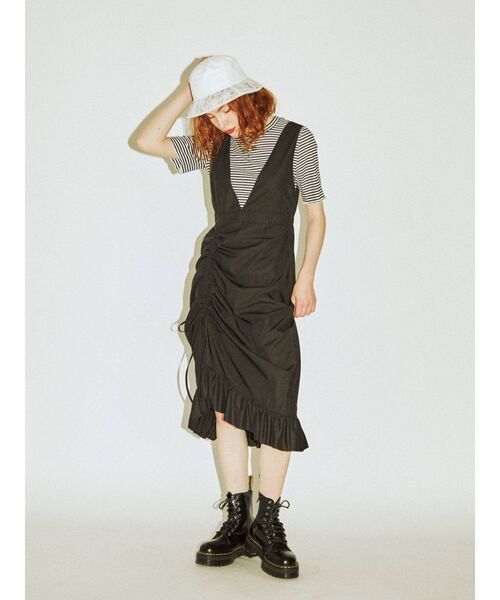 jouetie（ジュエティ）の「レースバケットハット（ハット・レディース・オフホワイト/ブラック/ライトブルー・FREE）」の9枚目の写真