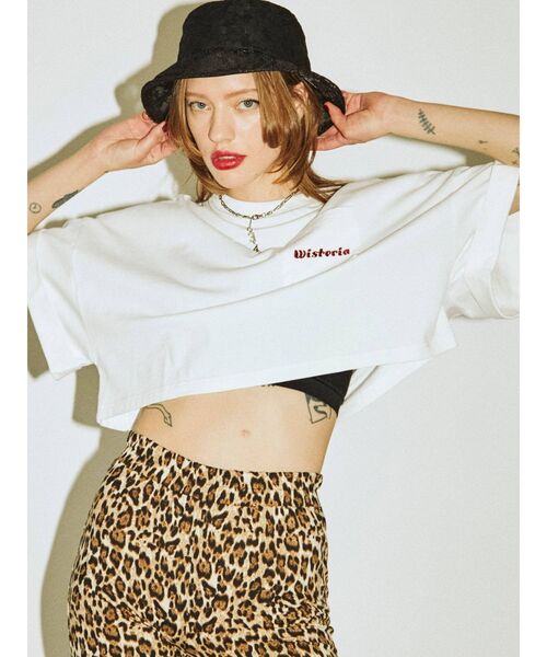 jouetie（ジュエティ）の「レースバケットハット（ハット・レディース・オフホワイト/ブラック/ライトブルー・FREE）」の13枚目の写真