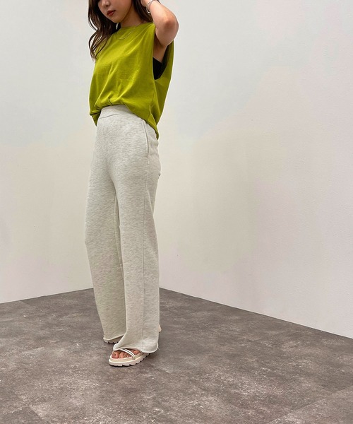 apres jour mignon（アプレジュールミニョン）の「コットンノースリカットソー【ZOZOTOWN限定アイテム】（Tシャツ/カットソー・レディース・ブラック/オフホワイト/グリーン系その他/パープル・X-LARGE/フリー）」の16枚目の写真