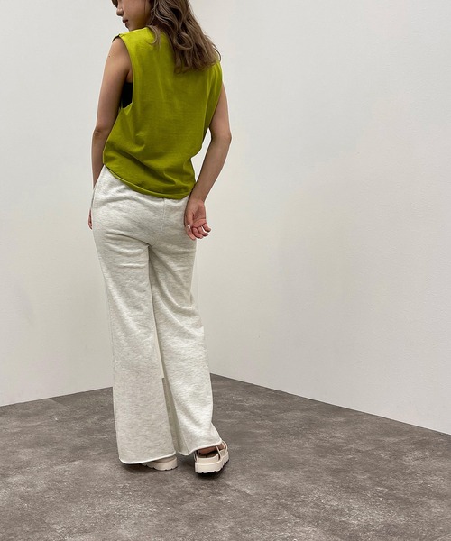 apres jour mignon（アプレジュールミニョン）の「コットンノースリカットソー【ZOZOTOWN限定アイテム】（Tシャツ/カットソー・レディース・ブラック/オフホワイト/グリーン系その他/パープル・X-LARGE/フリー）」の17枚目の写真