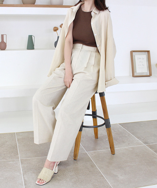 MODE ROBE(モードローブ)の「ニットタンクトップ(タンクトップ・レディース・ブラック/ブラウン/アイボリー・FREE)」の5枚目の写真