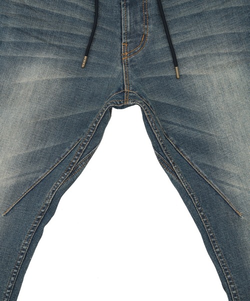 UNION STATION(ユニオンステーション)の「“Discovery Wednesday” 【折り返しの水曜日】【10ozハイパーストレッチ】 テーパードデニム(デニムパンツ・メンズ・ブルー・S/M/L)」の16枚目の写真