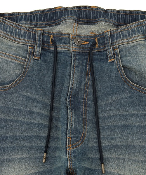 UNION STATION(ユニオンステーション)の「“Discovery Wednesday” 【折り返しの水曜日】【10ozハイパーストレッチ】 テーパードデニム(デニムパンツ・メンズ・ブルー・S/M/L)」の20枚目の写真