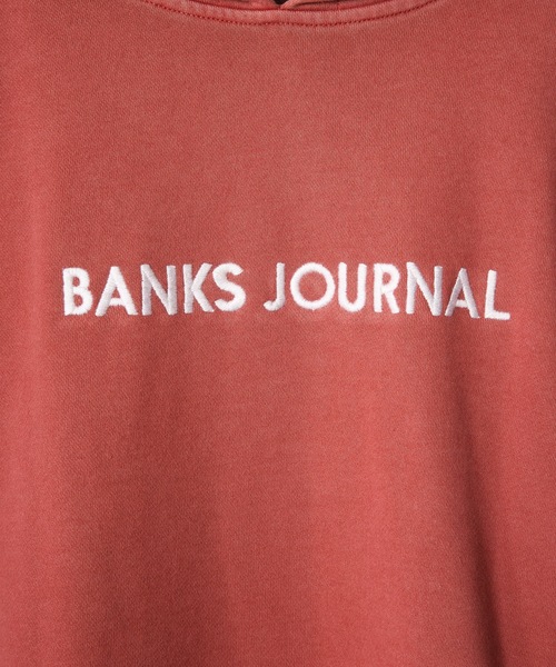 BANKS(バンクス)の「PARKER/BANKS(バンクス)プルオーバーパーカー(パーカー・メンズ・ダークカーキ/サーモンピンク/その他1・LARGE/MEDIUM/SMALL/X-LARGE)」の6枚目の写真