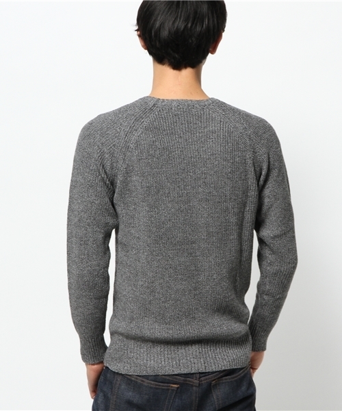 WEGO（ウィゴー）の「WEGO/片畦コットンニット（ニット/セーター・メンズ・ホワイト/ブラック系その他/ブルー/ブルー系その他・LARGE/MEDIUM）」の13枚目の写真