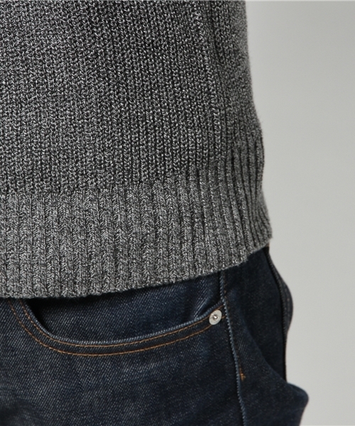 WEGO（ウィゴー）の「WEGO/片畦コットンニット（ニット/セーター・メンズ・ホワイト/ブラック系その他/ブルー/ブルー系その他・LARGE/MEDIUM）」の16枚目の写真