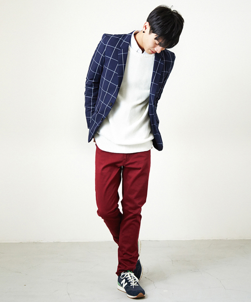 WEGO（ウィゴー）の「WEGO/片畦コットンニット（ニット/セーター・メンズ・ホワイト/ブラック系その他/ブルー/ブルー系その他・LARGE/MEDIUM）」の17枚目の写真