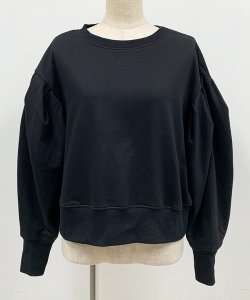 PICCIN（ピッチン）の「パワーショルダープルオーバー（スウェット・レディース・ブラック/オフホワイト/ピンク・M）」の21枚目の写真