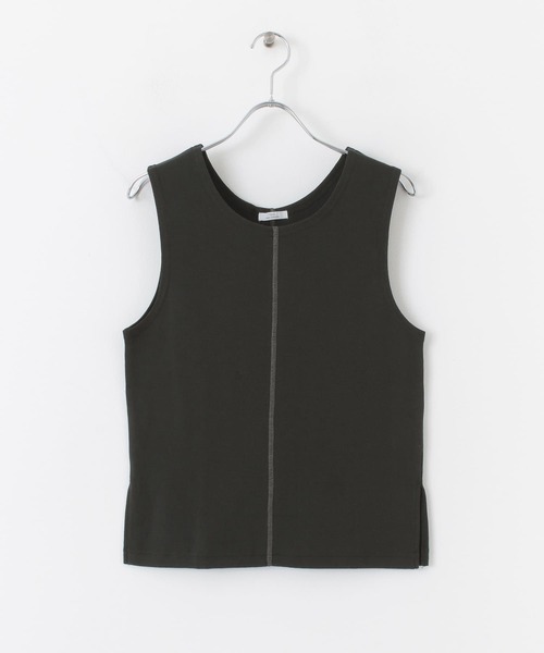 ITEMS URBANRESEARCH（アイテムズ アーバンリサーチ）の「アウトリンキングタンクトップ（タンクトップ・レディース・ブラック/ライトカーキ/オフホワイト・FREE）」の19枚目の写真