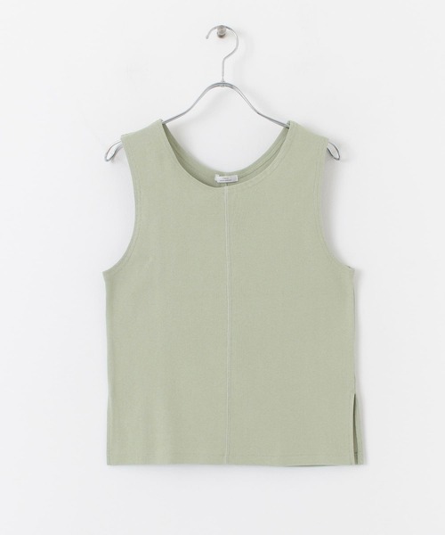 ITEMS URBANRESEARCH（アイテムズ アーバンリサーチ）の「アウトリンキングタンクトップ（タンクトップ・レディース・ブラック/ライトカーキ/オフホワイト・FREE）」の21枚目の写真