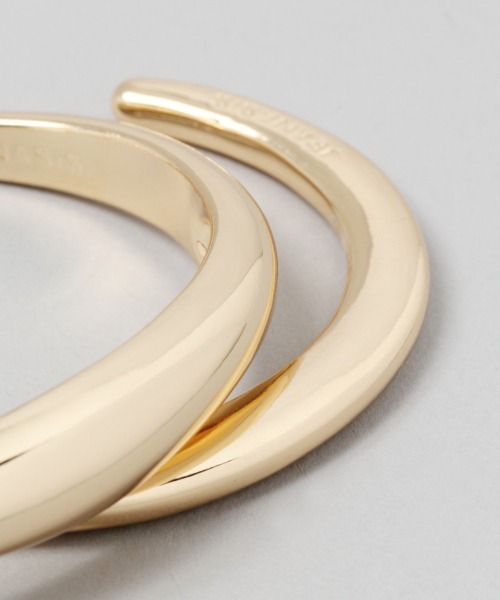 JEANASIS（ジーナシス）の「メタル2Pバングル/950415（バングル/リストバンド・レディース・シルバー/ゴールド・FREE）」の8枚目の写真