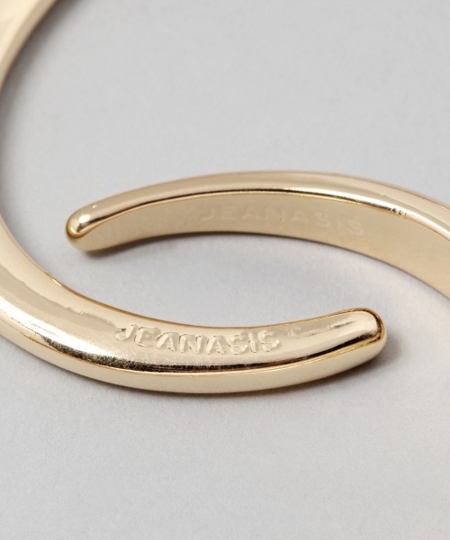 JEANASIS（ジーナシス）の「メタル2Pバングル/950415（バングル/リストバンド・レディース・シルバー/ゴールド・FREE）」の9枚目の写真