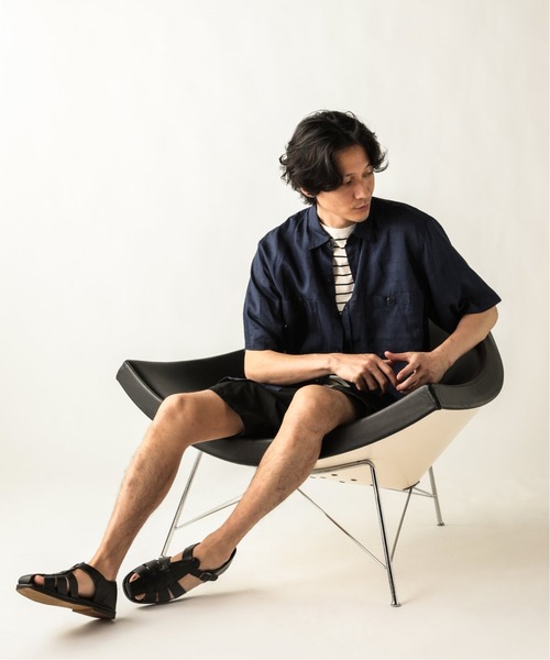 417 EDIFICE（フォーワンセブンエディフィス）の「フレンチイージーショーツ（チノパンツ・メンズ・グレー/サファリグリーン/ホワイト系その他/ブラック系その他・MEDIUM/LARGE）」の7枚目の写真