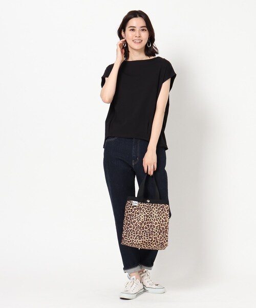 THE SHOP TK （ザ ショップ ティーケー ）の「◆裾タックトップス（Tシャツ/カットソー・レディース・チャコールグレー/ブラック/オフホワイト/ブラック系2/ブラウン系・12/13）」の17枚目の写真