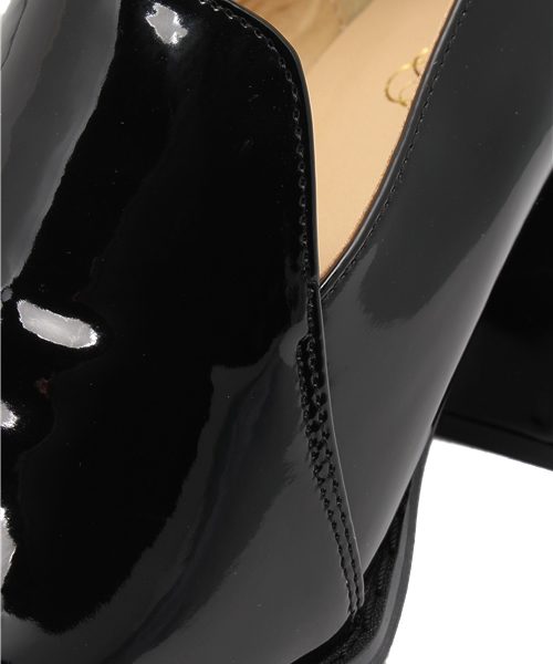 DISCOAT（ディスコート）の「【Discoat】エナメルオペラパンプス（パンプス・レディース・ブラック/ボルドー・LARGE/MEDIUM）」の7枚目の写真