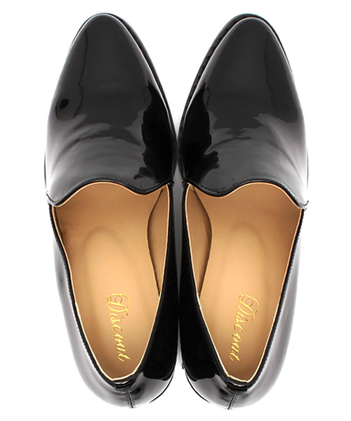 DISCOAT（ディスコート）の「【Discoat】エナメルオペラパンプス（パンプス・レディース・ブラック/ボルドー・LARGE/MEDIUM）」の9枚目の写真