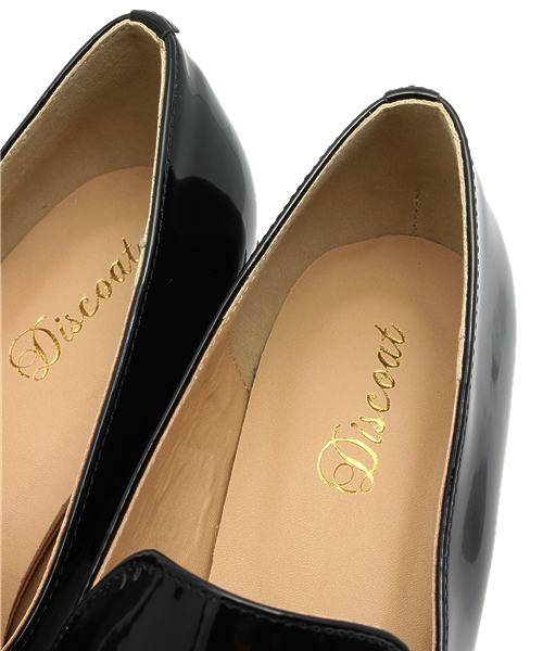 DISCOAT（ディスコート）の「【Discoat】エナメルオペラパンプス（パンプス・レディース・ブラック/ボルドー・LARGE/MEDIUM）」の10枚目の写真