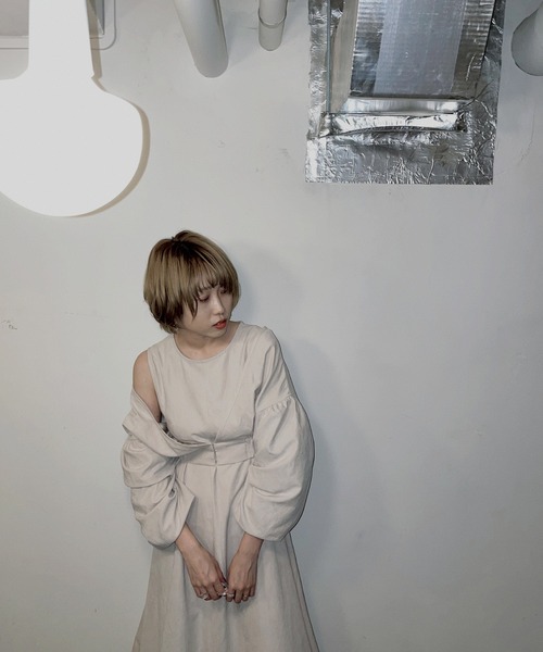 kivi（キヴィ）の「ボレロ2WAYワンピース（ワンピース・レディース・ブラック/アイボリー/キャメル/ダークブラウン・FREE）」の21枚目の写真