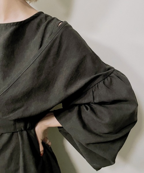 kivi（キヴィ）の「ボレロ2WAYワンピース（ワンピース・レディース・ブラック/アイボリー/キャメル/ダークブラウン・FREE）」の22枚目の写真