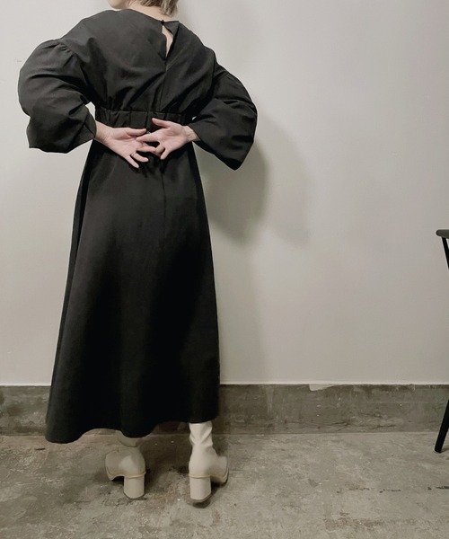 kivi（キヴィ）の「ボレロ2WAYワンピース（ワンピース・レディース・ブラック/アイボリー/キャメル/ダークブラウン・FREE）」の19枚目の写真