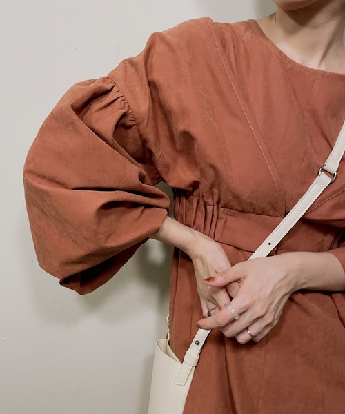 kivi（キヴィ）の「ボレロ2WAYワンピース（ワンピース・レディース・ブラック/アイボリー/キャメル/ダークブラウン・FREE）」の14枚目の写真