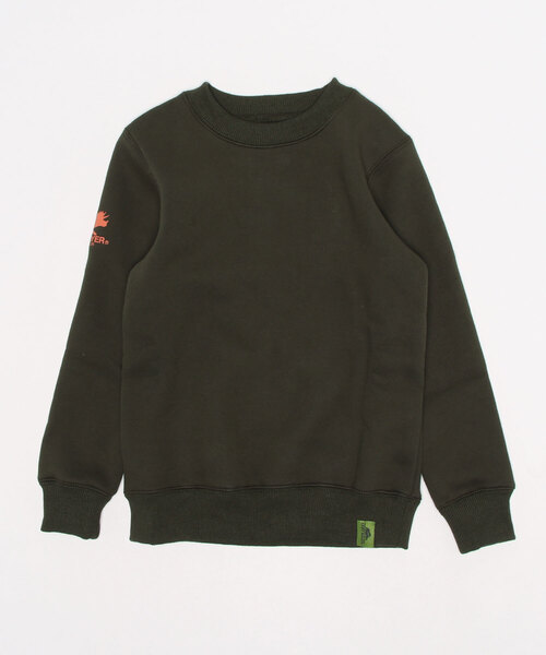 KRIFF MAYER Kid's Collection（クリフメイヤーキッズコレクション）の「光る白亜スウェット(プテラ)（スウェット・キッズ・ネイビー/カーキ/グレー・120/140/160/130/150/170）」の2枚目の写真