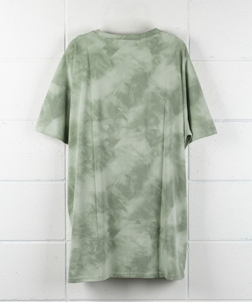 me+em select（ミームセレクト）の「タイダイニュアンスビッグTシャツ【ユニセックス】（Tシャツ/カットソー・レディース・チャコールグレー/ベージュ/グリーン・FREE）」の10枚目の写真