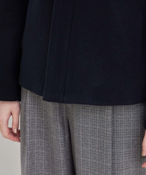 ROPE' PICNIC（ロペピクニック）の「ジャージーメルトンフード取り外しコート（その他アウター・レディース・ネイビー/ラベンダー/ベージュ系その他・40/38/36）」の4枚目の写真