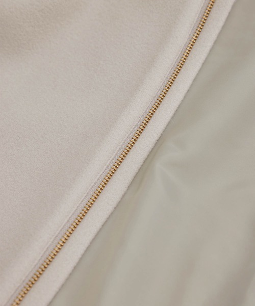 ROPE' PICNIC（ロペピクニック）の「ジャージーメルトンフード取り外しコート（その他アウター・レディース・ネイビー/ラベンダー/ベージュ系その他・40/38/36）」の9枚目の写真