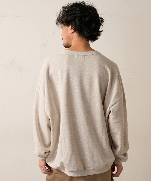 CIAOPANIC TYPY（チャオパニックティピー）の「【ZOZOTOWN限定】ユニセックスビッグシルエットクルーネックカレッジスウェット（スウェット・メンズ・ライトグレー/ネイビー/レッド/グリーン・M/L）」の15枚目の写真