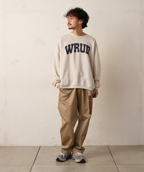 CIAOPANIC TYPY（チャオパニックティピー）の「【ZOZOTOWN限定】ユニセックスビッグシルエットクルーネックカレッジスウェット（スウェット・メンズ・ライトグレー/ネイビー/レッド/グリーン・M/L）」の22枚目の写真