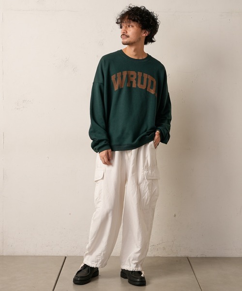 CIAOPANIC TYPY（チャオパニックティピー）の「【ZOZOTOWN限定】ユニセックスビッグシルエットクルーネックカレッジスウェット（スウェット・メンズ・ライトグレー/ネイビー/レッド/グリーン・M/L）」の10枚目の写真