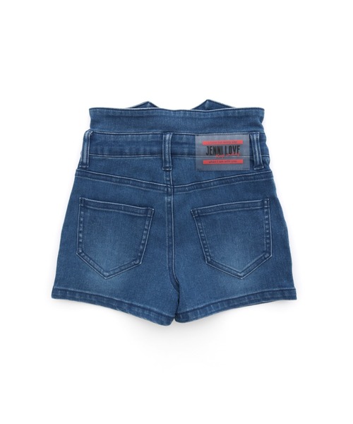 JENNI love(ジェニィラブ)の「ウエストボタンデニムショーパン(デニムパンツ・キッズ・ネイビー/ブルー・130cm/160cm/150cm/140cm)」の9枚目の写真