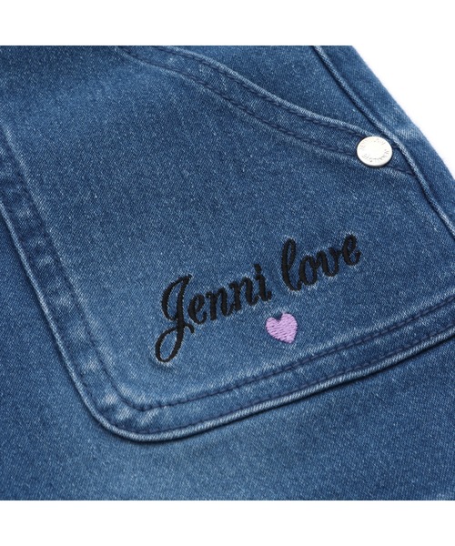 JENNI love(ジェニィラブ)の「ウエストボタンデニムショーパン(デニムパンツ・キッズ・ネイビー/ブルー・130cm/160cm/150cm/140cm)」の12枚目の写真
