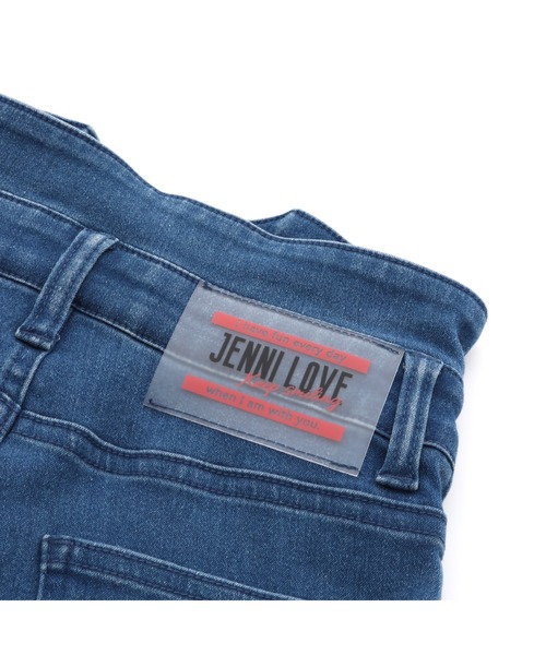 JENNI love(ジェニィラブ)の「ウエストボタンデニムショーパン(デニムパンツ・キッズ・ネイビー/ブルー・130cm/160cm/150cm/140cm)」の14枚目の写真