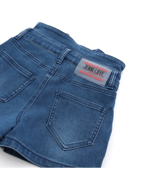 JENNI love(ジェニィラブ)の「ウエストボタンデニムショーパン(デニムパンツ・キッズ・ネイビー/ブルー・130cm/160cm/150cm/140cm)」の15枚目の写真