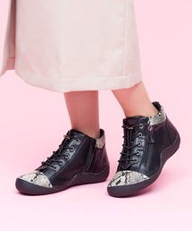 coca（ANDEX shoes product）（コカ）の「coca / コカ　サイドファスナー  ミッドカット スニーカー　421016（スニーカー）」