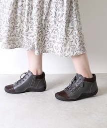 coca（ANDEX shoes product）（コカ）の「coca / コカ　サイドファスナー  ミッドカット スニーカー　421016（スニーカー）」