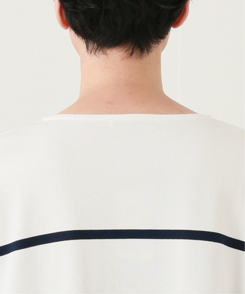 JOURNAL STANDARD（ジャーナルスタンダード）の「40/2 ドヅメ NAVAL BORDER ワイドシルエット L/S Tシャツ（Tシャツ/カットソー・メンズ・ブルー系その他/ネイビー・LARGE/X-LARGE/MEDIUM）」の8枚目の写真